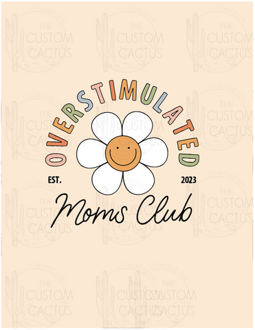 {Overstimulated Moms Club} Cactus-Cals Vinyl Sticker