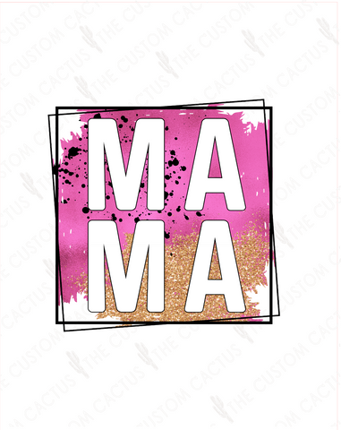 {Glitter Mama} Cactus-Cals Vinyl Sticker