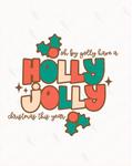 {Holly Jolly} Cactus-Cals Vinyl Sticker