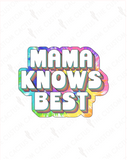 {Mama Knows Best} Cactus-Cals Vinyl Sticker