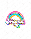 {Neon Rainbow Mama} Cactus-Cals Vinyl Sticker