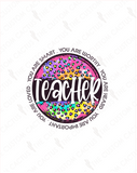 {Neon Teacher} Cactus-Cals Vinyl Sticker