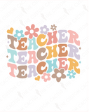 {Teacher Teacher Teacher} Cactus-Cals Vinyl Sticker